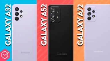 Qual melhor CELULAR SAMSUNG até 2000 reais em 2021? // A32 vs. A52 vs. A72 [ COMPARATIVO ]