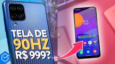 celular CUSTO BENEFÍCIO até 1000 reais? // SAMSUNG GALAXY M12 ( 90hz + 64GB e 5000mAh )