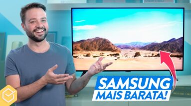 TV 4K SAMSUNG AU7700 // a mais BARATA de 2021 da marca! ( nova tu7000 )