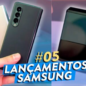 NOVOS GALAXY Z FOLD 3, Z FLIP 3, WATCH 4 e BUDS 2 // minha opinião sincera! ( EU USEEEEI! )