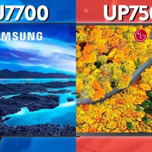 SAMSUNG AU7700 vs LG UP7500 // qual a MELHOR TV 4K BARATA de 43"?