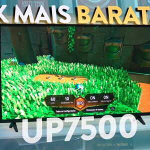 A TV LG 4K mais BARATA e MAIS VENDIDA vale a pena? // LG 43" UP7500