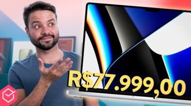 +PORTAS, NOTCH e R$77.999!! NOVOS MACBOOK PRO 14 e 16 com CHIP M1 PRO e M1 MAX!