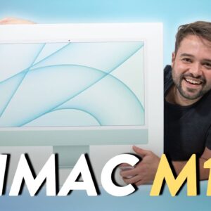 FINALMENTE consegui o iMAC M1 24" VERDE!! // Bora abrir comigo!! Unboxing!