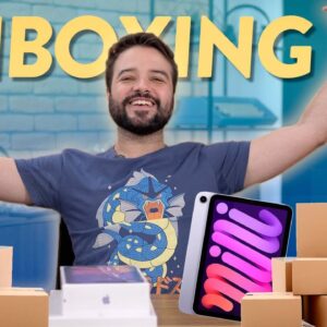 iPad MINI 2021 e iPad 9a GERAÇÃO!! // unboxing e primeiras impressões!