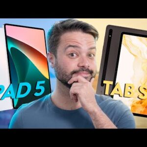 GALAXY TAB S8 vs. MI PAD 5 // qual MELHOR TABLET ANDROID custo benefício em 2022?