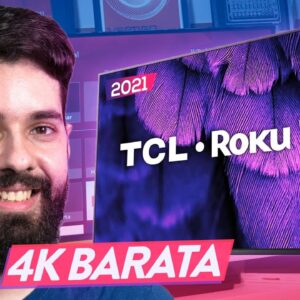 NOVA ROKU TV com RESOLUÇÃO 4K e CUSTO BENEFÍCIO!! // TCL 50" RP620 Análise