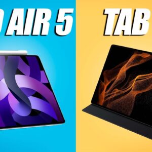 Qual MELHOR TABLET CUSTO BENEFÍCIO em 2022? // iPad AIR 5 M1 vs. Galaxy Tab 8