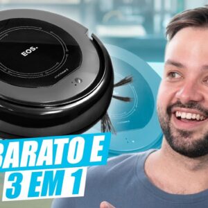 O ROBÔ ASPIRADOR MAIS BARATO (R$288) que já USAMOS! // EOS Smart Clean EAR01T