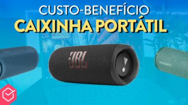 Qual MELHOR CAIXA DE SOM BLUETOOTH PORTÁTIL? // JBL FLIP 6 vs. LG XBOOM PL5 vs. Huawei Sound Joy