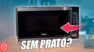 🚀 BONITO e SEM PRATO GIRATÓRIO // Novo Microondas PMO28TF Philco Flat