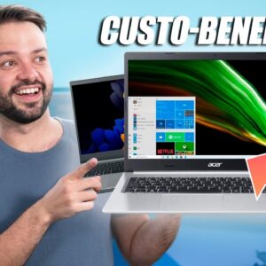 Qual MELHOR NOTEBOOK CUSTO BENEFICIO? // Dell 3511 vs. Ideapad 3 vs. Samsung Book vs. Aspire 5