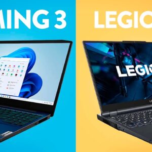 Qual MELHOR NOTEBOOK GAMER LENOVO?? // ideapad 3 gaming vs. Legion 5