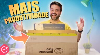 Produtos BONS e BARATOS que COMPREI NO MERCADOLIVRE #2// 8 ITENS para HOME OFFICE PRODUTIVIDADE!