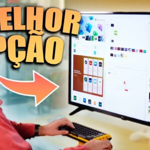 ECONOMIZEI usando TV 4K como MONITOR de PC!  // melhores MODELOS de 2022 para TRABALHAR E JOGAR!