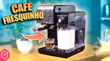 ADEUS CAFETEIRA DE CAPSULA! Pequei MINHA PRIMEIRA ESPRESSO com LEITE! // Oster Prima Latte