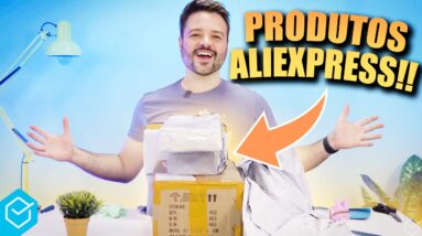 10 PRODUTOS BONS e BARATOS que COMPREI no ALIEXPRESS pra montar MELHORAR MEU SETUP! (#5)