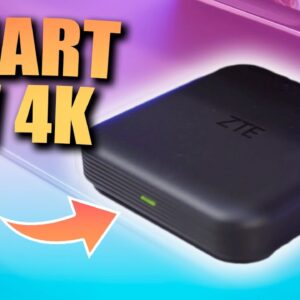 RESOLUÇÃO MÁXIMA! Sua TV vira SMART com essa TV BOX 4K ANDROID!! //  ZTE BOX ZT866