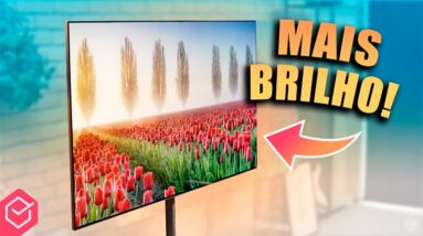 OLED com 30% mais BRILHO? ESSE PAINEL tá INCRÍVEL!! // LG OLED EVO G2 Gallery Edition 120hz