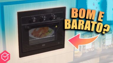 Coloquei um FORNO DE EMBUTIR ELÉTRICO BOM e BARATO na NOSSA COZINHA! // EOS EFE47EP 47Litros