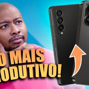 iPhone 14 PRO vs GALAXY Z FOLD 4 // qual MELHOR CELULAR para PRODUTIVIDADE?