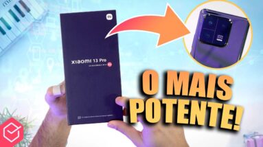 XIAOMI 13 PRO // o melhor da MARCA! 🔥1.258.823 no ANTUTU!! Unboxing e Primeiras impressões!