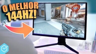 Qual MELHOR MONITOR de 144HZ para 🎮JOGAR em 2023? // bons e baratos, custo benefício e top de linha!