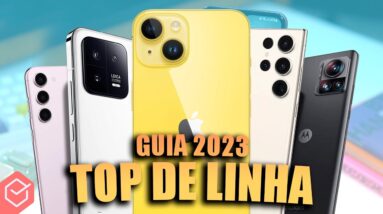 Qual MELHOR CELULAR TOPO DE LINHA em 2023? // iPhone vs. Samsung vs. Motorola vs. Xiaomi!!