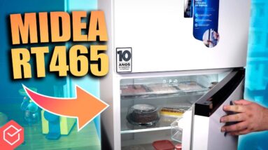 Essa NOVA GELADEIRA é ECONÔMICA é LINDA! // MIDEA RT465 é CUSTO BENEFÍCIO?