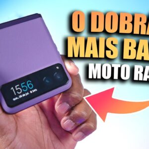 MOTO RAZR 40 // o DOBRÁVEL MAIS BARATO da MOTOROLA vale a pena?! (unboxing e impressões)