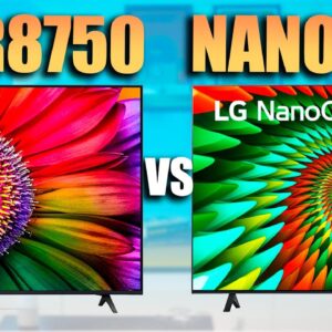 Qual a MELHOR TV 4K BARATA da LG em 2023?? // LG NANO77 vs UR8750