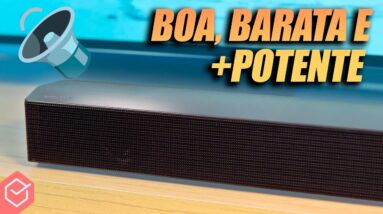 🔉 SOUNDBAR com SUBWOOFER BOA e BARATA tá AINDA MELHOR! // Samsung HW-B555 (boa pra cinema em casa!)