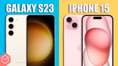 iPhone 15 vs. Galaxy S23 // qual melhor smartphone topo de linha "de entrada”?