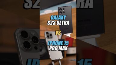 iPhone 15 PRO MAX vs. Galaxy S23 ULTRA // qual melhor celular?