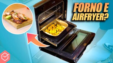 FORNO SAMSUNG ELÉTRICO DUPLO com AIR FRYER e que é SMART!