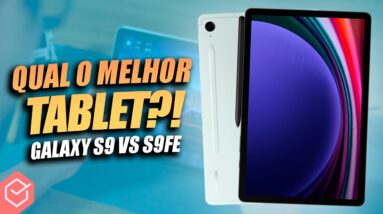 Qual MELHOR TABLET SAMSUNG CUSTO BENEFÍCIO de 2023? // Galaxy TAB S9 FE vs. TAB S9