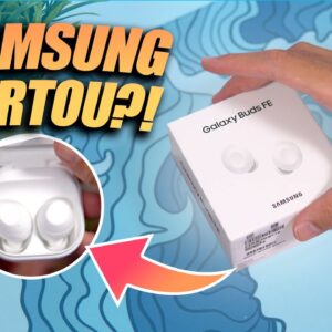 ESSE FONE BLUETOOTH BARATO da SAMSUNG promete para 2024! // Galaxy Buds FE Análise Completa