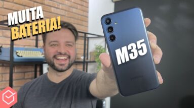 MUITA BATERIA (6.000mAh) e um ÓTIMO CUSTO BENEFICIO! // GALAXY M35 - ANÁLISE COMPLETA