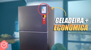 Essa é a GELADEIRA MAIS ECONÔMICA que testei! E ainda é SMART! // NOVA SAMSUNG INVERTER RT53