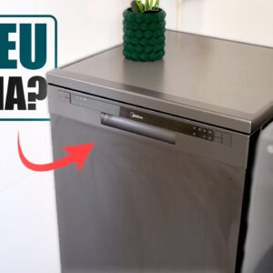 FINALMENTE uma LAVA LOUÇA BOA, GRANDE e BARATA? // 30 DIAS com a MIDEA 14 SERVIÇOS (Valeu a pena?)