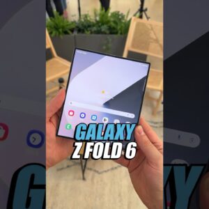 NOVO GALAXY Z FOLD 6! O dobrável da #SAMSUNG!