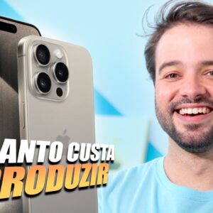 APPLE lucra MUITO em CADA IPHONE? // Encontrei o CUSTO REAL de CADA MODELO!