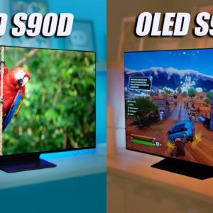 Qual MELHOR TV OLED 4K?! // 🔥SAMSUNG OLED S90D vs LG OLED C4