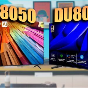 Qual MELHOR TV 4K BARATA da NOVA GERAÇÃO 2024? // SAMSUNG DU8000 vs LG UT8050