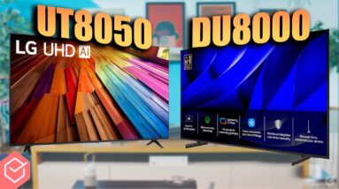 Qual MELHOR TV 4K BARATA da NOVA GERAÇÃO 2024? // SAMSUNG DU8000 vs LG UT8050