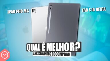 BRIGA DOS GIGANTES: iPAD PRO M4 vs. Galaxy TAB S10 ULTRA // Qual é o MELHOR TABLET de 2024!?