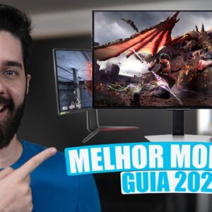 Qual MELHOR MONITOR CUSTO BENEFÍCIO para 2025!? 9 OPÇÕES do BARATO AO CARO para TRABALHAR e JOGAR!