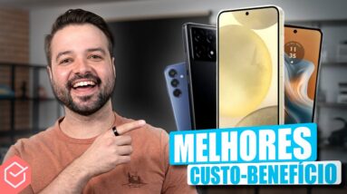 10 CELULARES que RECOMENDO COMPRAR CUSTO BENEFÍCIO em 2025! (JANEIRO e FEVEREIRO!)